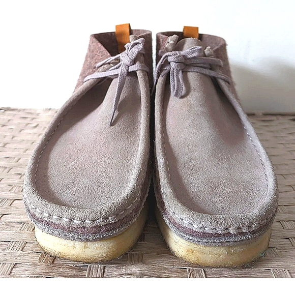 COPY - Rare Clarks Original Men's Wallabee Boots Grey Suede With Purple Felt Sz… - Picture 12 of 12